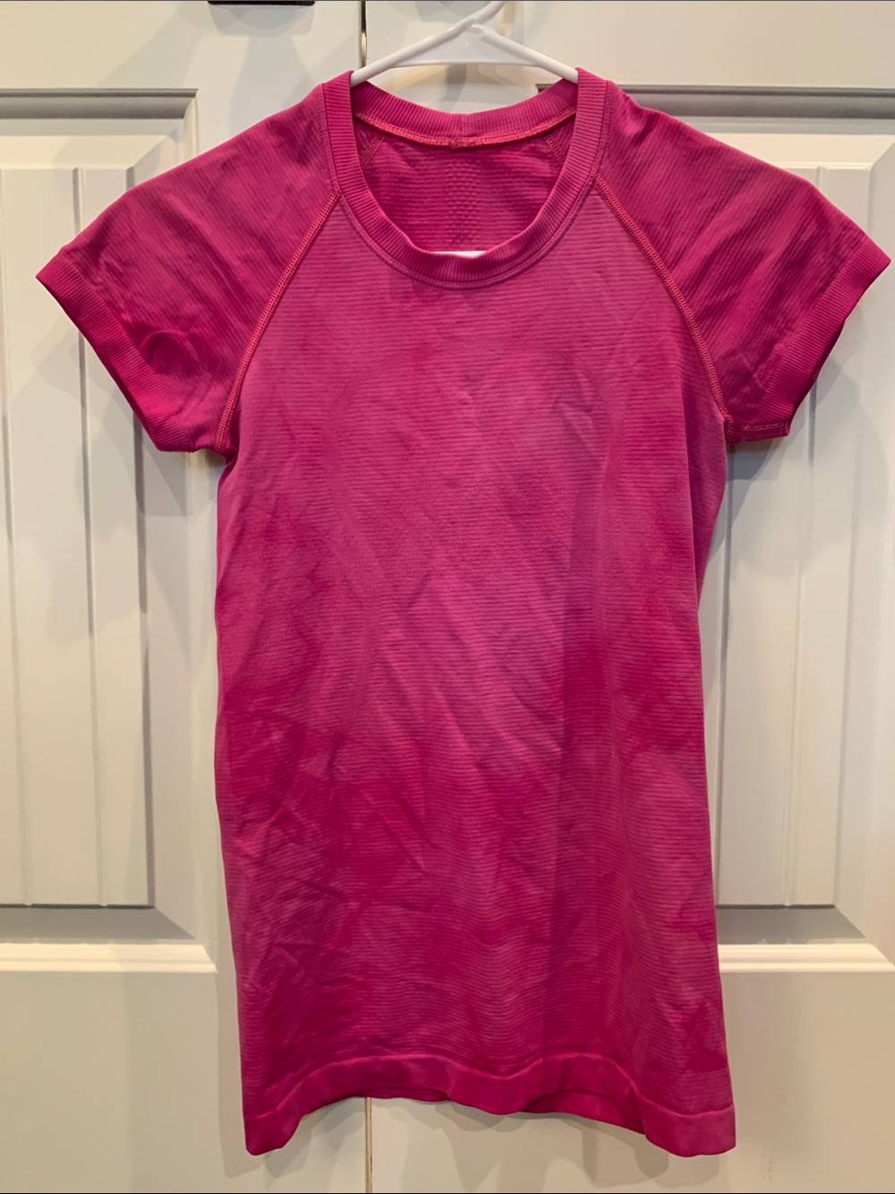 lululemon athletica Women's Marbled Pink swiftly tech Tee